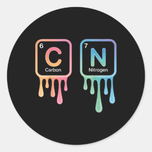 Adesivo Engraçado 67 Meme Ciência Química Nerd Humor Tabel