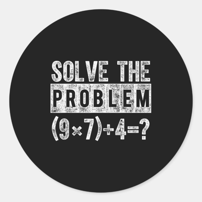 Adesivo Engraçado 67 Meme Pemdas Professor de Matemática E (Frente)