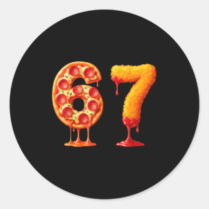 Adesivo Engraçado 6 7 Zza Nugget Meme Seis Sete 67 Amantes