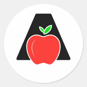 Adesivo Engraçado A Para A Apple