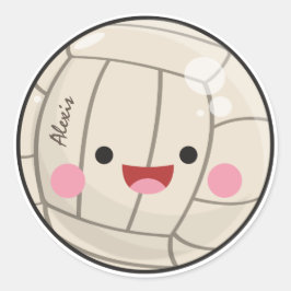 Adesivo Engraçado Adorável Voleibol Kawaii Ball Kid