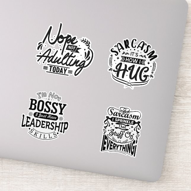 Adesivo Engraçado Adulto Bonito Adulto Adulto (Detalhe)