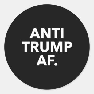 Adesivo Engraçado Anti Trump Af Camiseta - Uni Adultos Ant