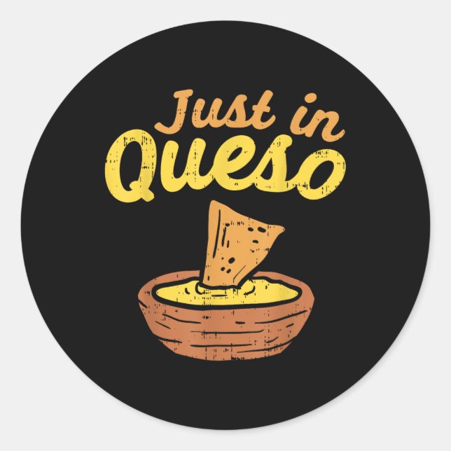 Adesivo Engraçado Apenas Em Queso Cinco De Mayo Nacho Mex (Frente)