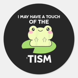 Adesivo Engraçado Autismo Atenção Citações - Sapo Que Poss