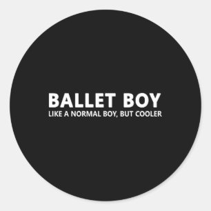 Adesivo Engraçado Balé Boy Music Balé Boy