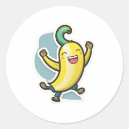 Adesivo Engraçado Banana Sticker
