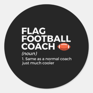 Adesivo Engraçado Bandeira - Definição de treinador de fut