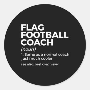 Adesivo Engraçado Bandeira Futebol Coach Definição Melhor