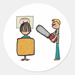 Adesivo Engraçado Barber Sweeney Todd