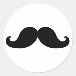 Adesivo Engraçado bigode doce