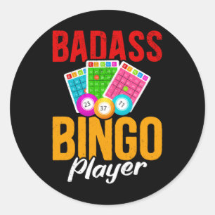 Adesivo Engraçado Bingo Balls Sarcástico Jogador de Bing