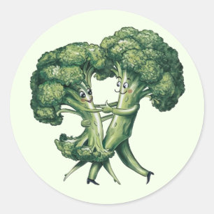 Adesivo Engraçado Bócolis Stickers