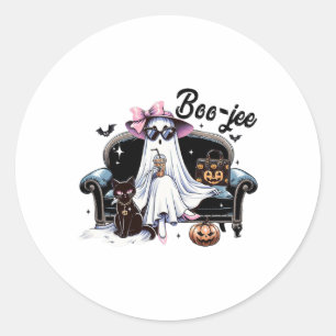 Adesivo Engraçado Boo Jee Ghost Halloween Boo Jee Ghost Sp