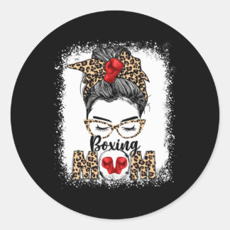 Adesivo Engraçado Boxing Luvas Mensageiras Boxing Mãe