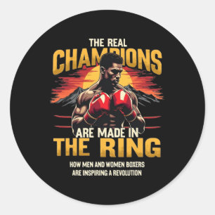 Adesivo Engraçado Boxing - Sim