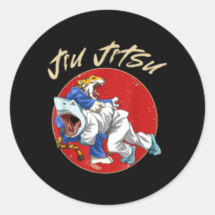 Adesivo Engraçado Brazilian Jiu Jitsu e Grappling