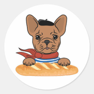 Adesivo Engraçado Buldogue Francês - Perdão Meu Francês