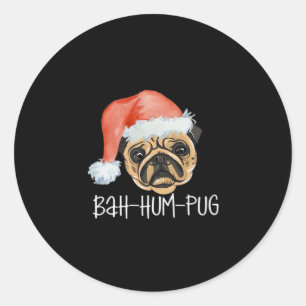 Adesivo Engraçado Cachorro de Natal Mamãe Pai Pijamas Exag
