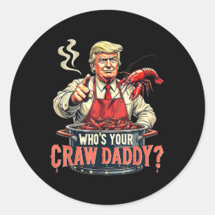 Adesivo Engraçado Cajun ferve mariscos E Seu Crawaddy