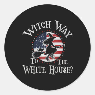Adesivo Engraçado Caminho Da Bruxa Branca Kamala Harris W 