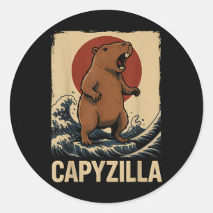 Adesivo Engraçado Capybara Boys Raparigas Crianças Mens Ca