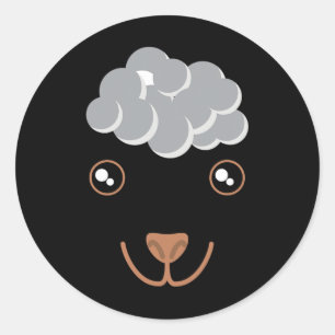 Adesivo Engraçado Caro De Animais Encarados Costume Hallow