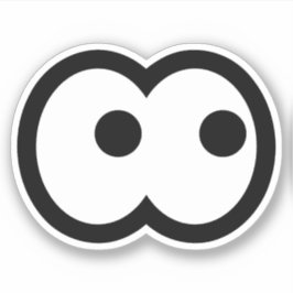 Adesivo Engraçado Cartoon Eyeball Vinyl