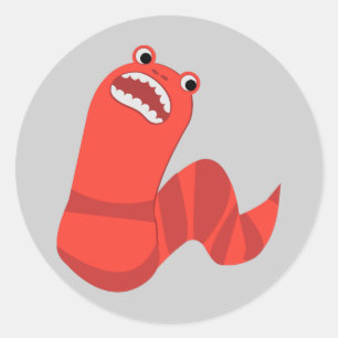 Adesivo Engraçado Cartoon Mongol Death Worm