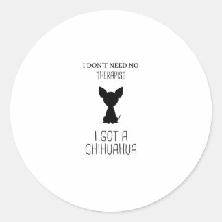 Adesivo Engraçado Chihuahua Sayings | Presente de carne de