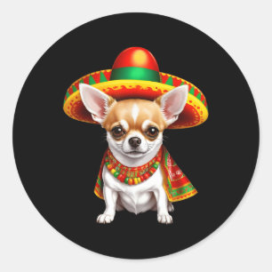 Adesivo Engraçado Cinco De Mayo Chihuahua Dog Amante S Mex