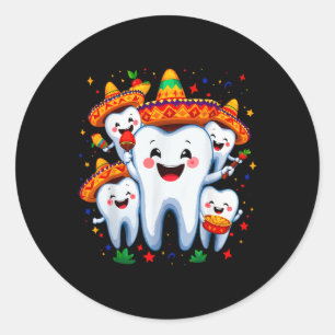 Adesivo Engraçado Cinco De Mayo Dentista Dental Fiesta Ass
