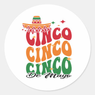 Adesivo Engraçado Cinco De Mayo Mexicano Fiesta 5 De Mayo