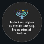 Adesivo Engraçado citação Sarcástica de Hanukkah Chanukah<br><div class="desc">Engraçado citação Sarcástica de Hanukkah Chanukah</div>