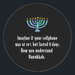 Adesivo Engraçado citação Sarcástica de Hanukkah Chanukah<br><div class="desc">Engraçado citação Sarcástica de Hanukkah Chanukah</div>