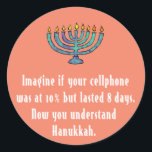 Adesivo Engraçado citação Sarcástica de Hanukkah Chanukah<br><div class="desc">Engraçado citação Sarcástica de Hanukkah Chanukah</div>