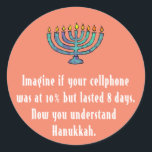 Adesivo Engraçado citação Sarcástica de Hanukkah Chanukah<br><div class="desc">Engraçado citação Sarcástica de Hanukkah Chanukah</div>