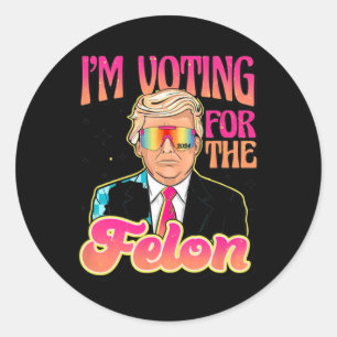 Adesivo Engraçado Com O Voto Cruel 4 Trump 2024 Presentes