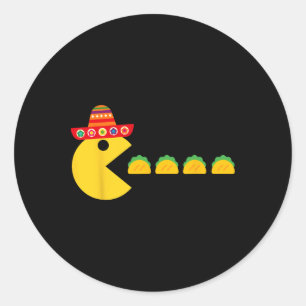 Adesivo Engraçado Comer Tacos Fiesta Cinco De Mayo Mexican