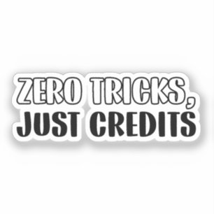 Adesivo Engraçado Contador Halloween - Zero Tricks