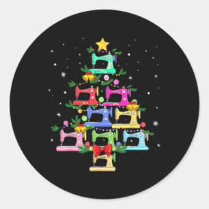 Adesivo Engraçado Costurar Enfeites de natal De Árvore De 