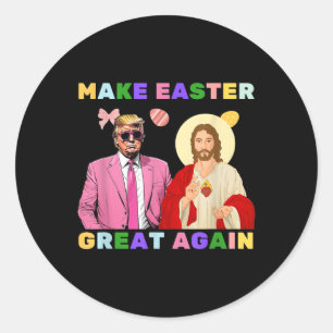 Adesivo Engraçado Cristo Jesus Faça Excelente Páscoa Novam