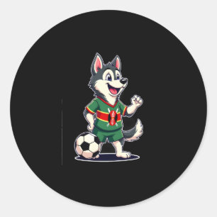 Adesivo Engraçado Dabbing Rouco Cão Quênia Futebol - Quêni
