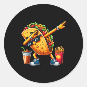 Adesivo Engraçado Dabbing Taco Cinco De Mayo Boys Men Mexi