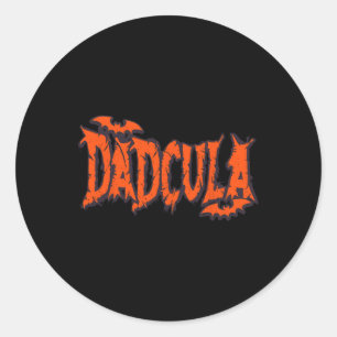 Adesivo Engraçado Dadcula Halloween Pai Costume T Vampiro