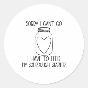 Adesivo Engraçado, desculpe por não poder ir, tenho que al