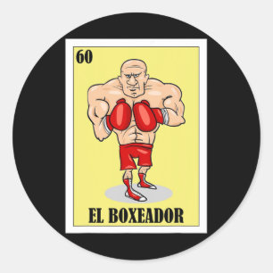 Adesivo Engraçado Design de Boxing Mexicano - El Boxeador 