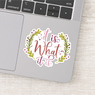 Adesivo Engraçado Design De Dizer Que É O Que É