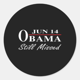 Adesivo Engraçado Dia Obama, 14 De Junho Obama Ainda Perde