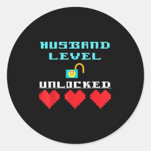 Adesivo Engraçado Dizer Que O Nível Do Marido Desbloqueou